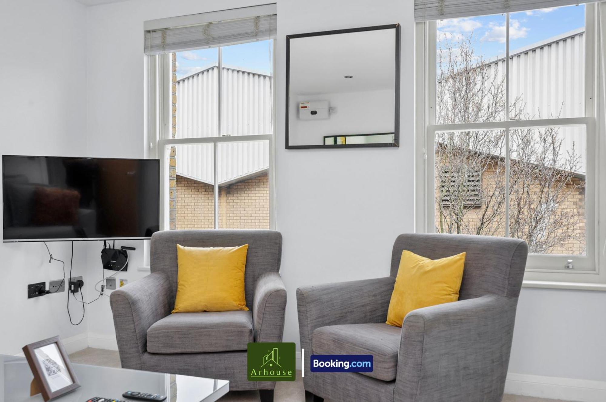 Apartment Two Bedroom By Arhouse Short Lets & Serviced Shoreditch With Free Wifi *