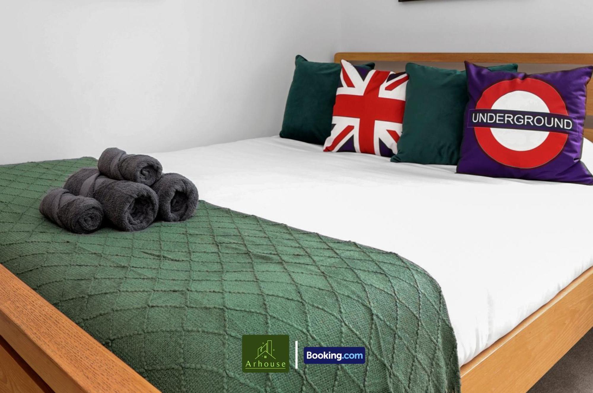 Apartment Two Bedroom By Arhouse Short Lets & Serviced Shoreditch With Free Wifi *