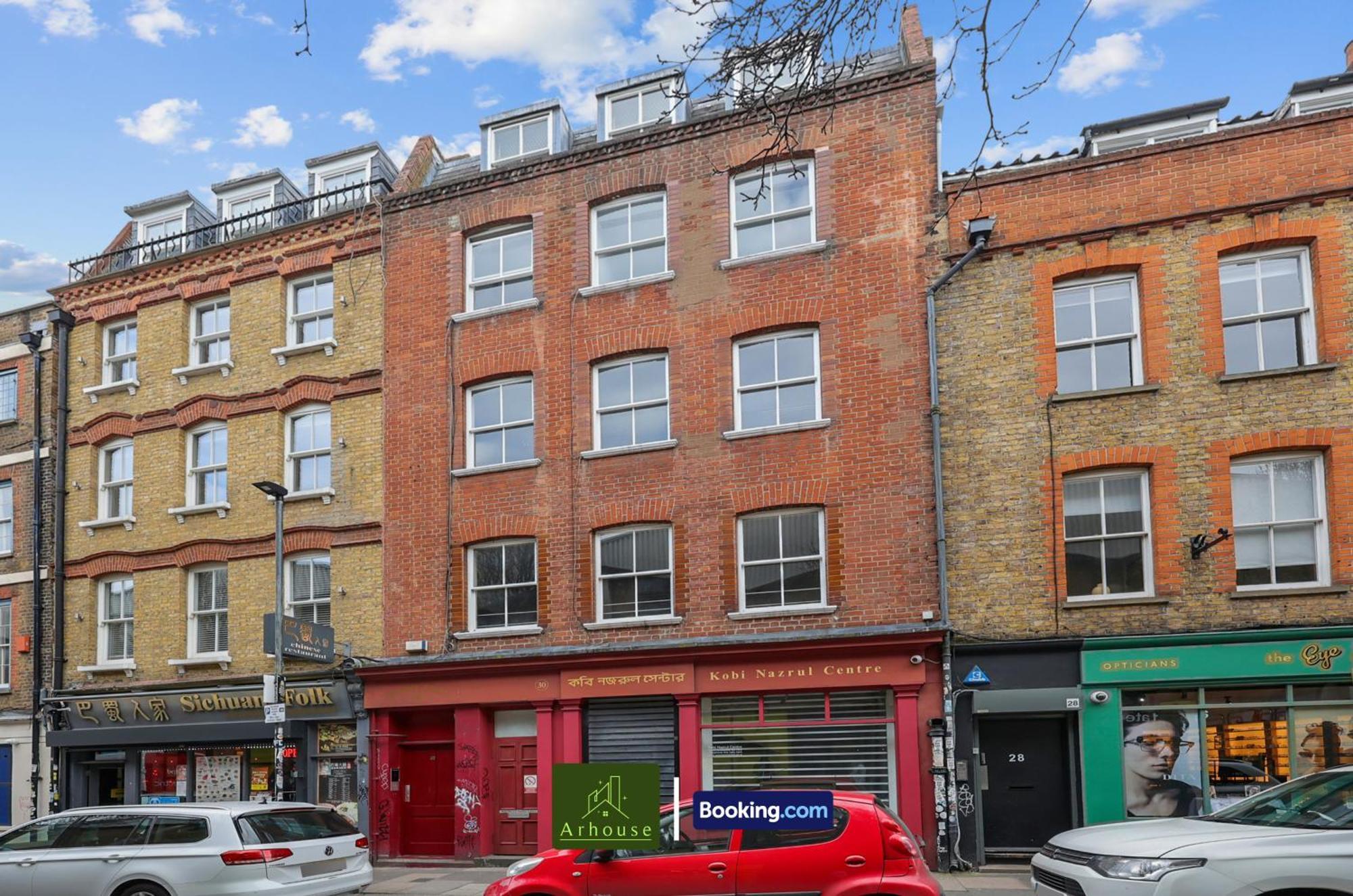 Appartamento Two Bedroom By Arhouse Short Lets & Serviced Shoreditch With Free Wifi *